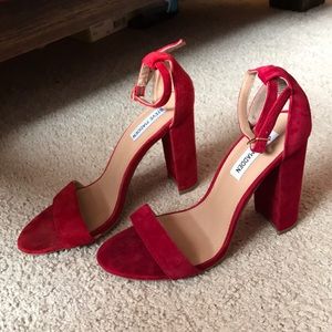 Red Steve Madden Heels
